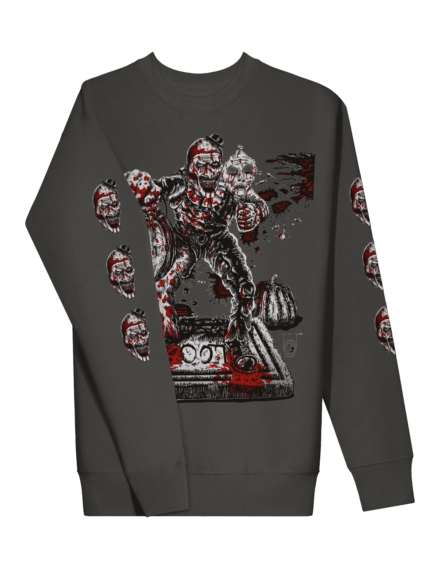 Trick or Treat with Art the Clown- Bloody Version- Unisex SweatShirt product image (15)