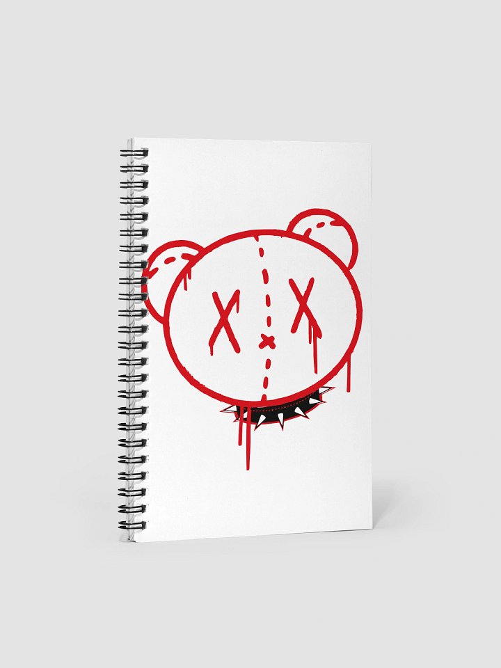 Red Graffiti Bear Notebook product image (1)