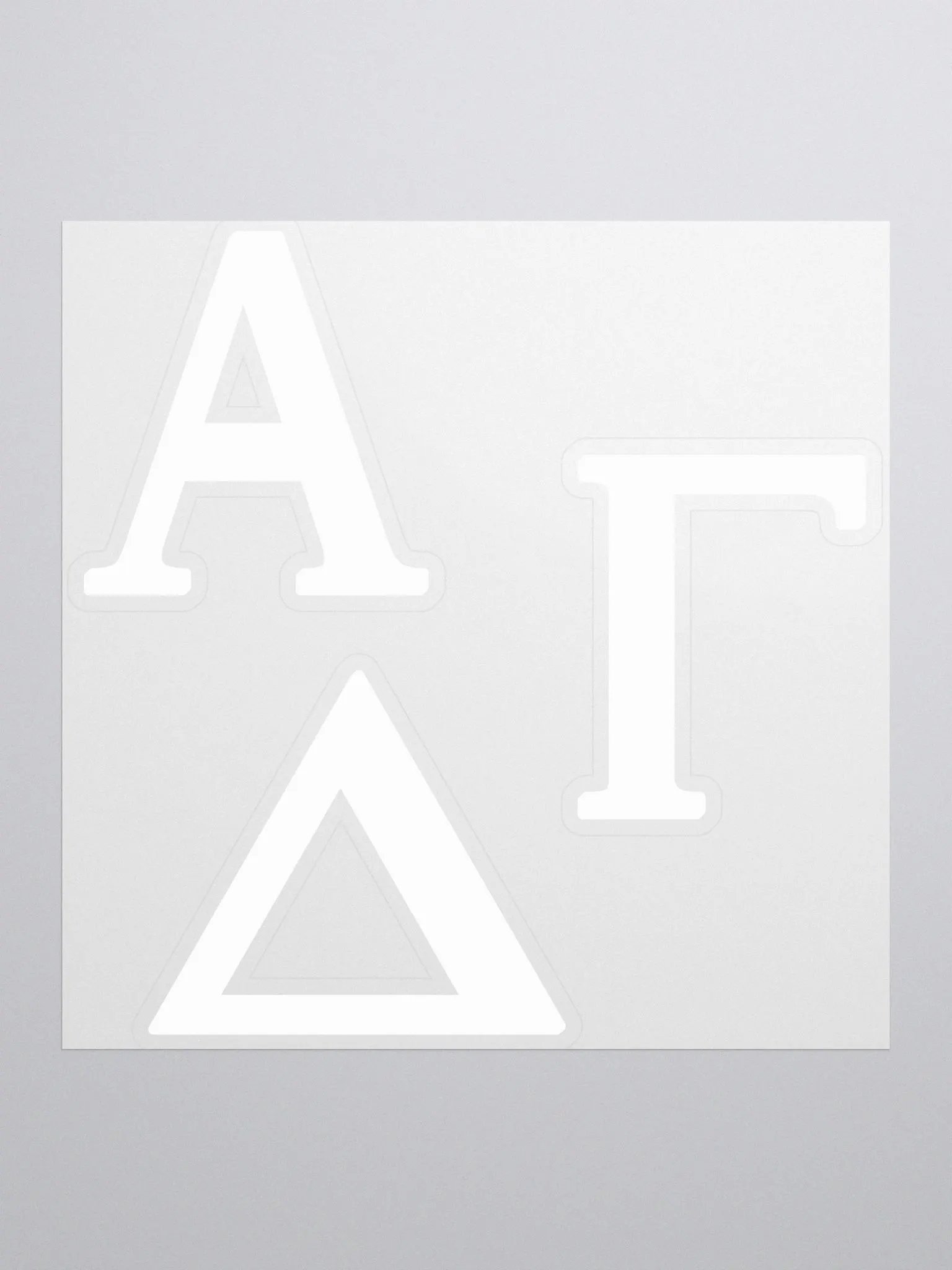 ADG Greek Letters (extra large) - Sticker product image (1)
