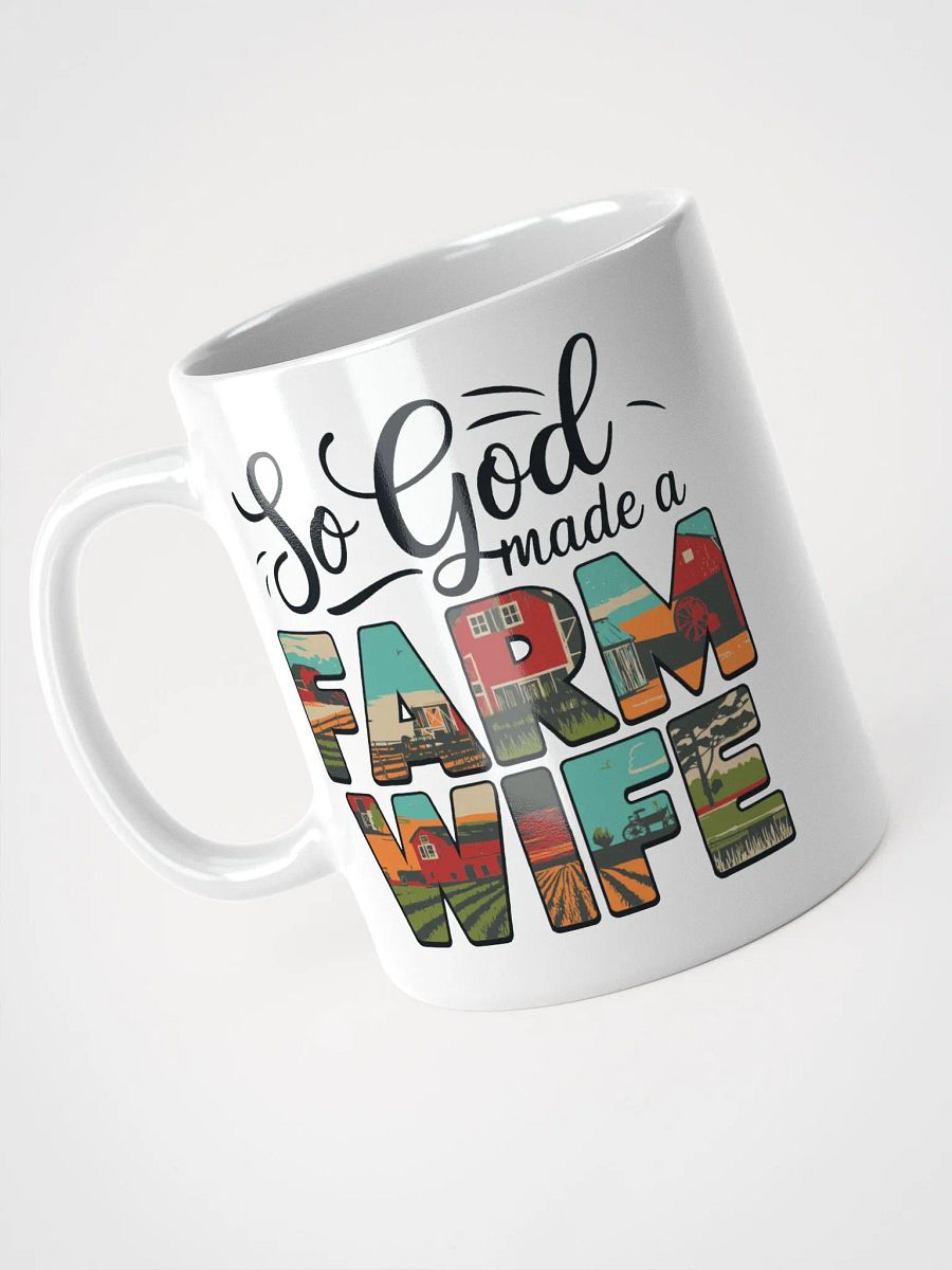 Farm Wife White Glossy Mug product image (9)