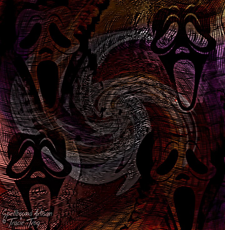Scream Art by Spellbound Studio | Horror Mashup Digital Art, Munch Meets Movie Wall Print product image (1)