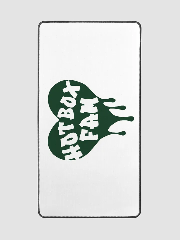 HOT BOX FAM TRANSPARENT DARK GREEN LOGO DESK MAT product image (2)