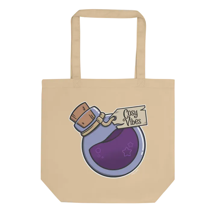 Cosy Vibes Potion Eco Cotton Tote Bag - Natural product image (1)