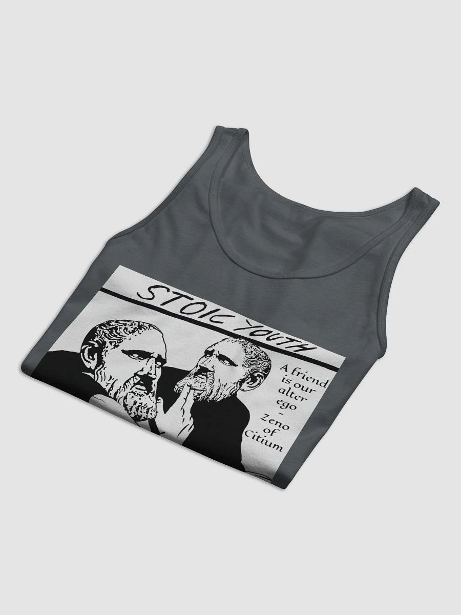 Stoic Youth Zeno of Citium quote Bella+Canvas Jersey Tank product image (3)