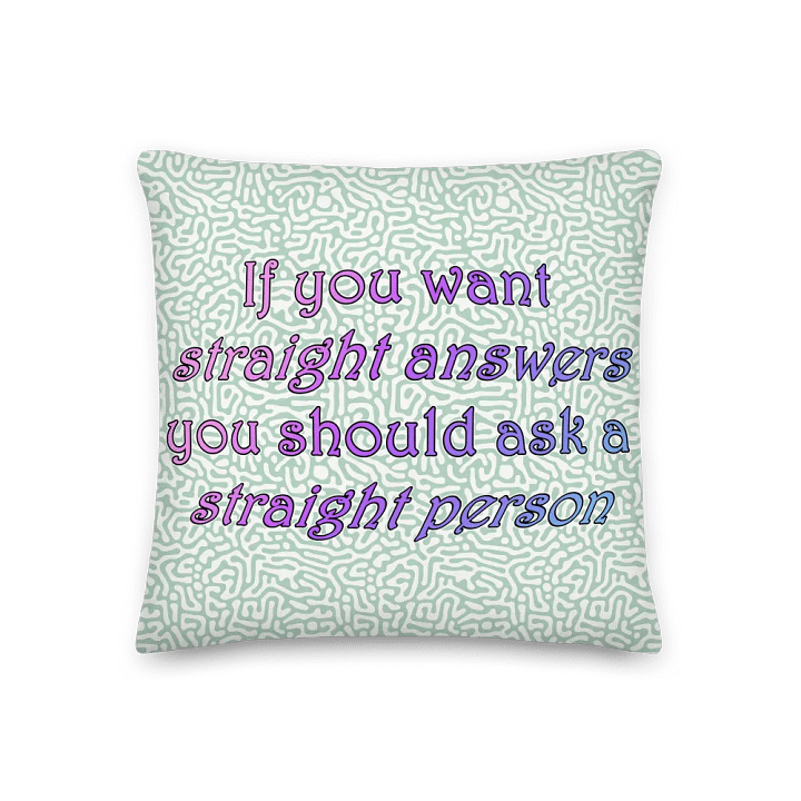 Straight Answers Pillow product image (3)