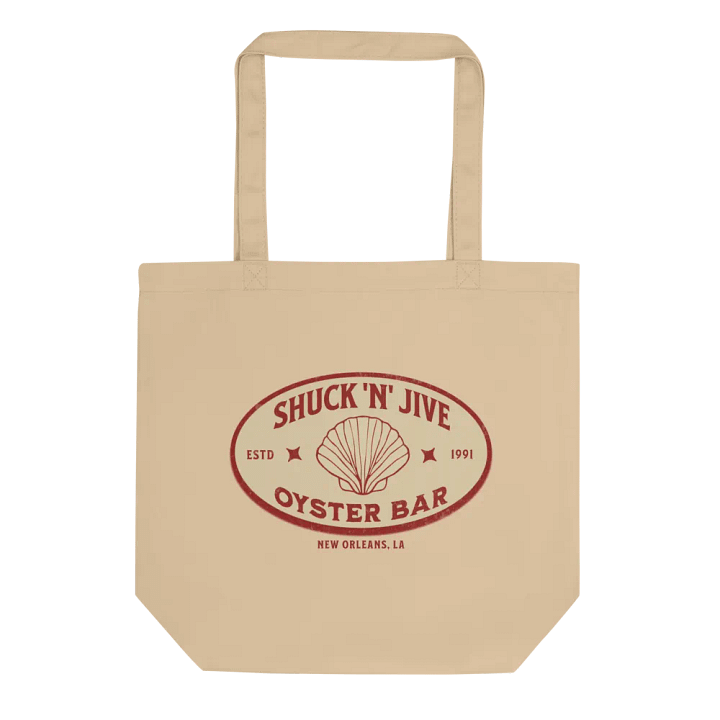 Vintage Oyster Bar Canvas Tote product image (1)