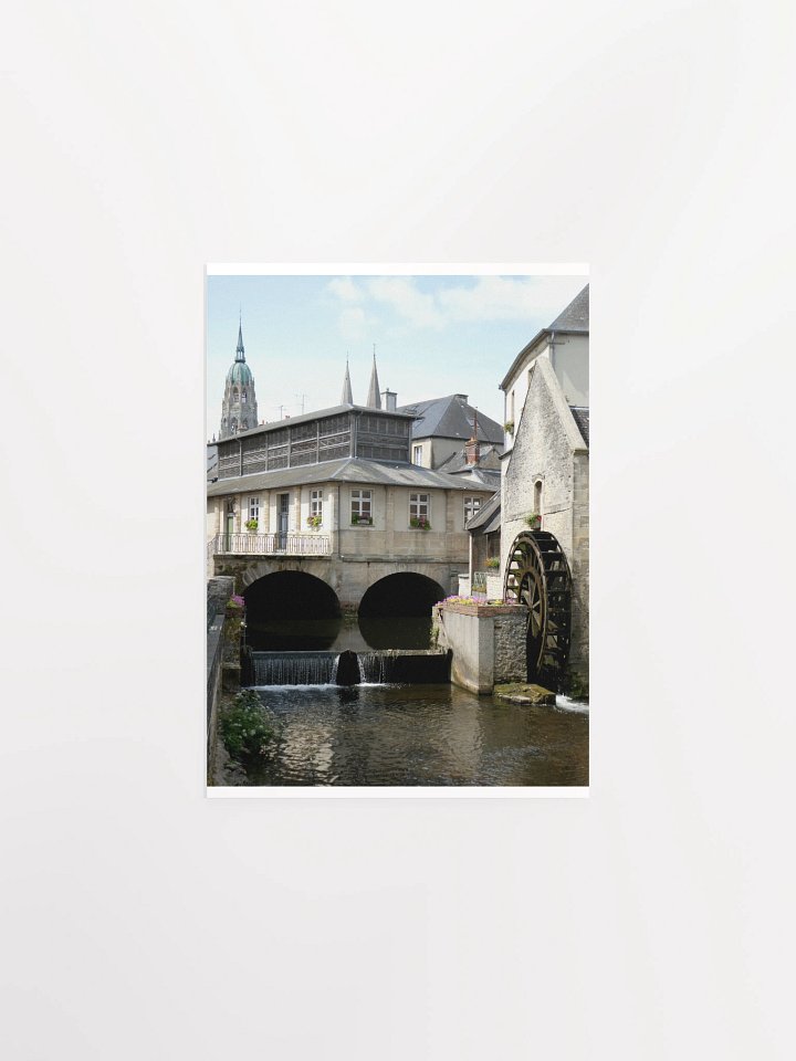 Bayeux - Old Mill on the Aure River - Print/Poster product image (2)