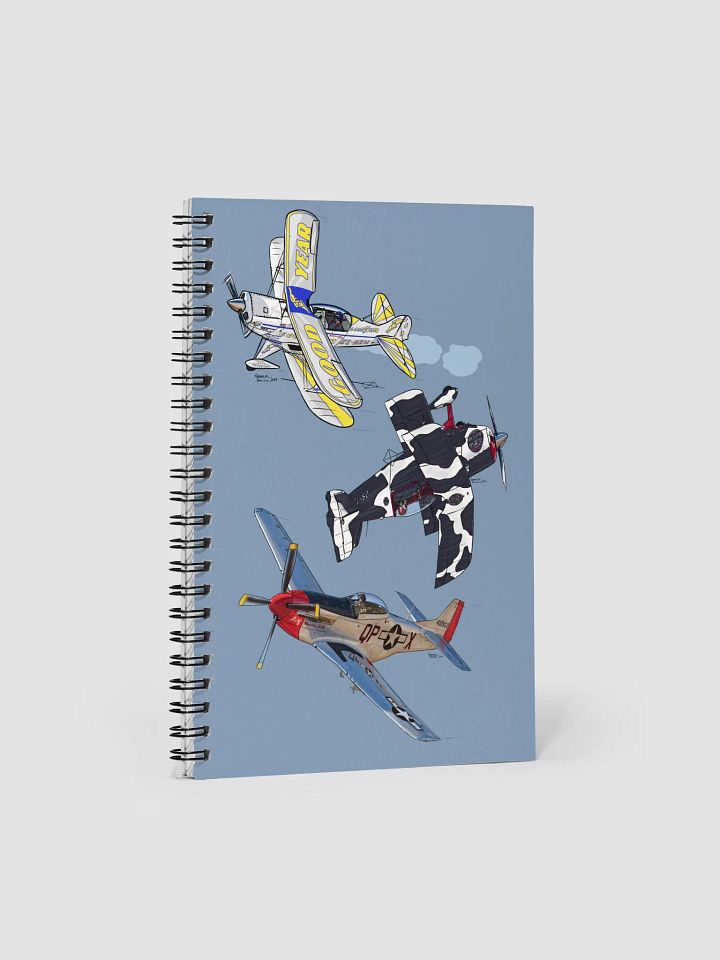 Skyward Spirits Collection Notebook 3 Perfect Gift for Pilots & Enthusiasts Sketching Doodling Journals product image (1)