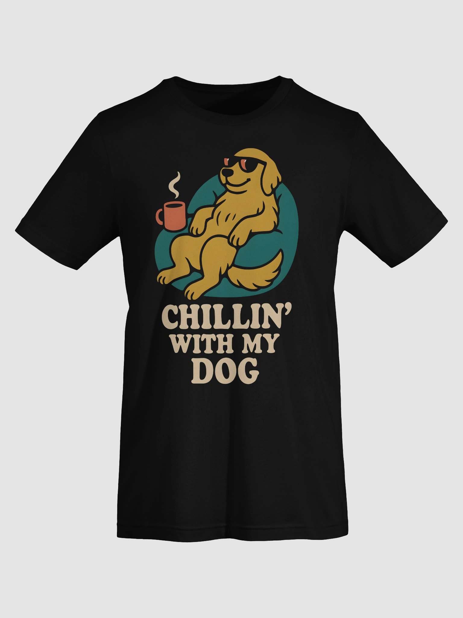Chill with Dog Unisex T-Shirt product image (7)