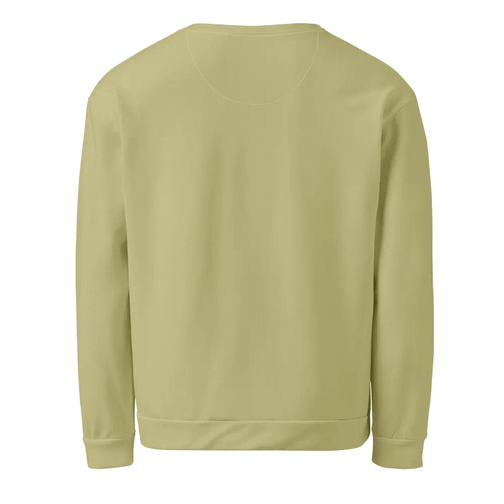 Plain Medium Yellow True Summer Unisex Recycled Polyester Heavyweight Premium Sweatshirt by Treasure Pie product image (2)