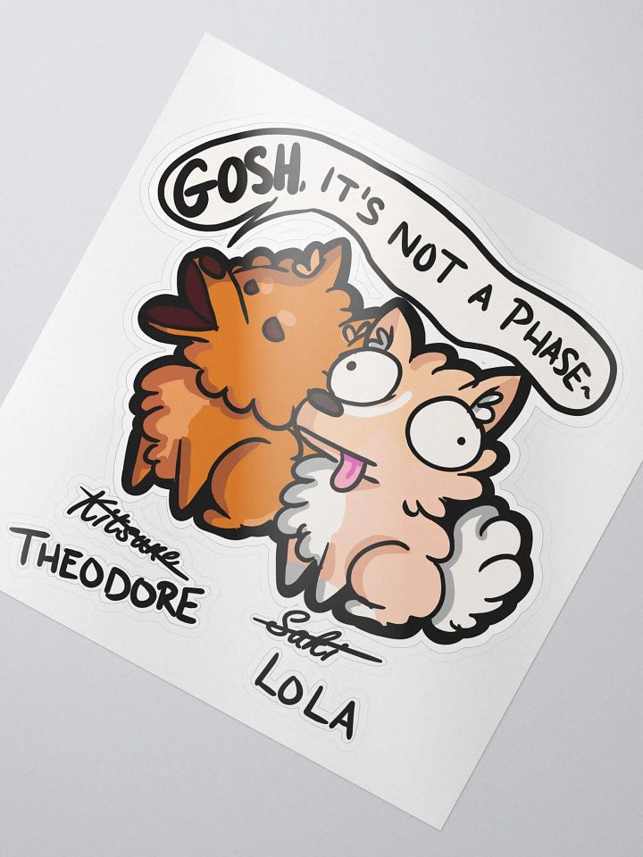 Theodore and Lola Sticker product image (2)