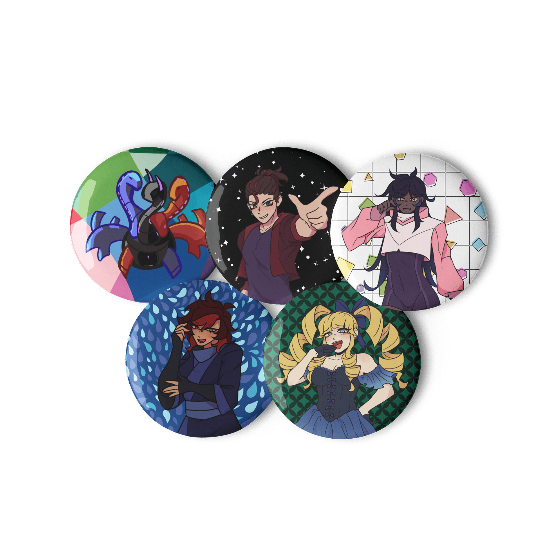 Bakugan Invaders Conquest: Cast Pin Collection product image (2)