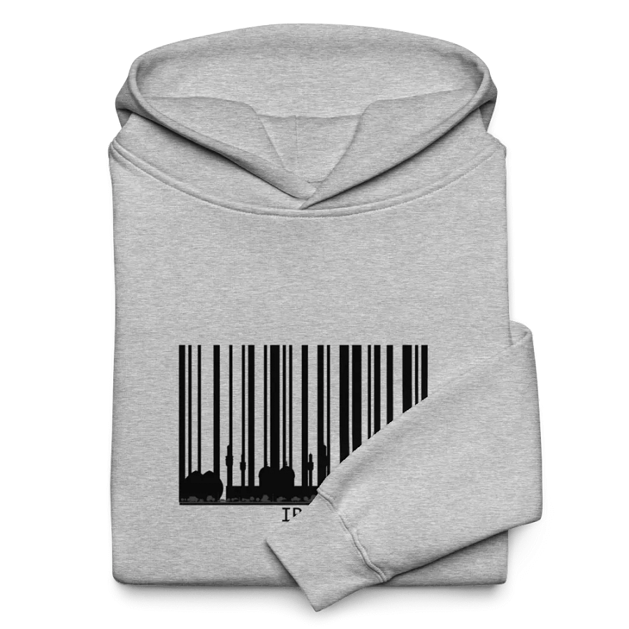 Iraq Barcode Design Hoodie product image (30)