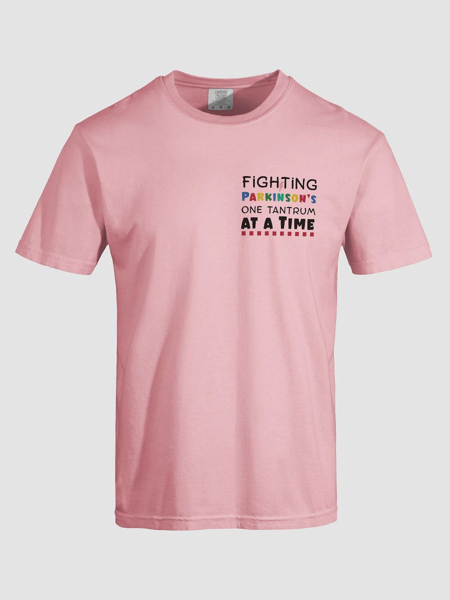 Fighting Parkinson’s One Tantrum at a Time. Comfort Colors T-shirt - Pocket product image (4)