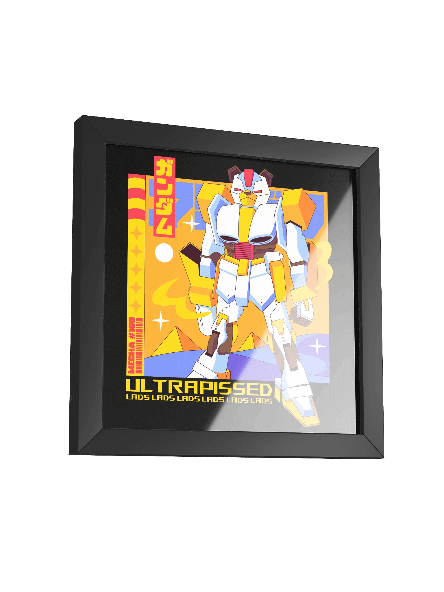 Mecha Bear Framed Square Wall Art product image (14)