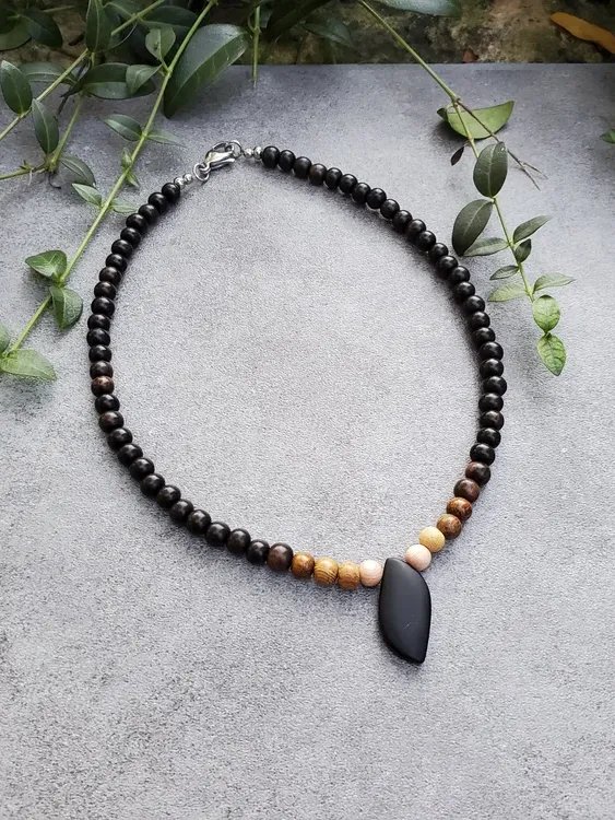 Unity Necklace – Onyx Protection Necklace • Grounding Energy • Strength, Love & Allyship Jewelry product image (4)