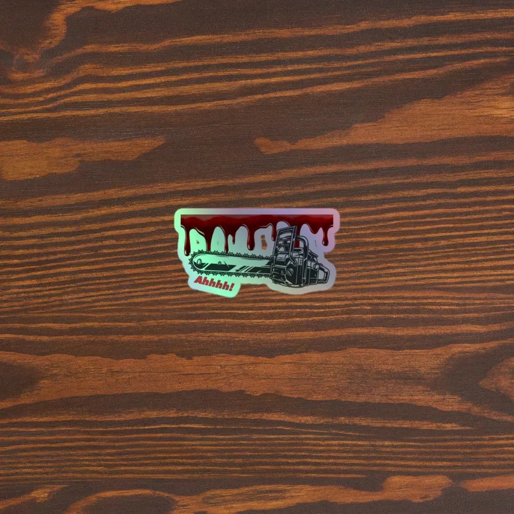 Chainsaw Scare! Holo Sticker product image (5)