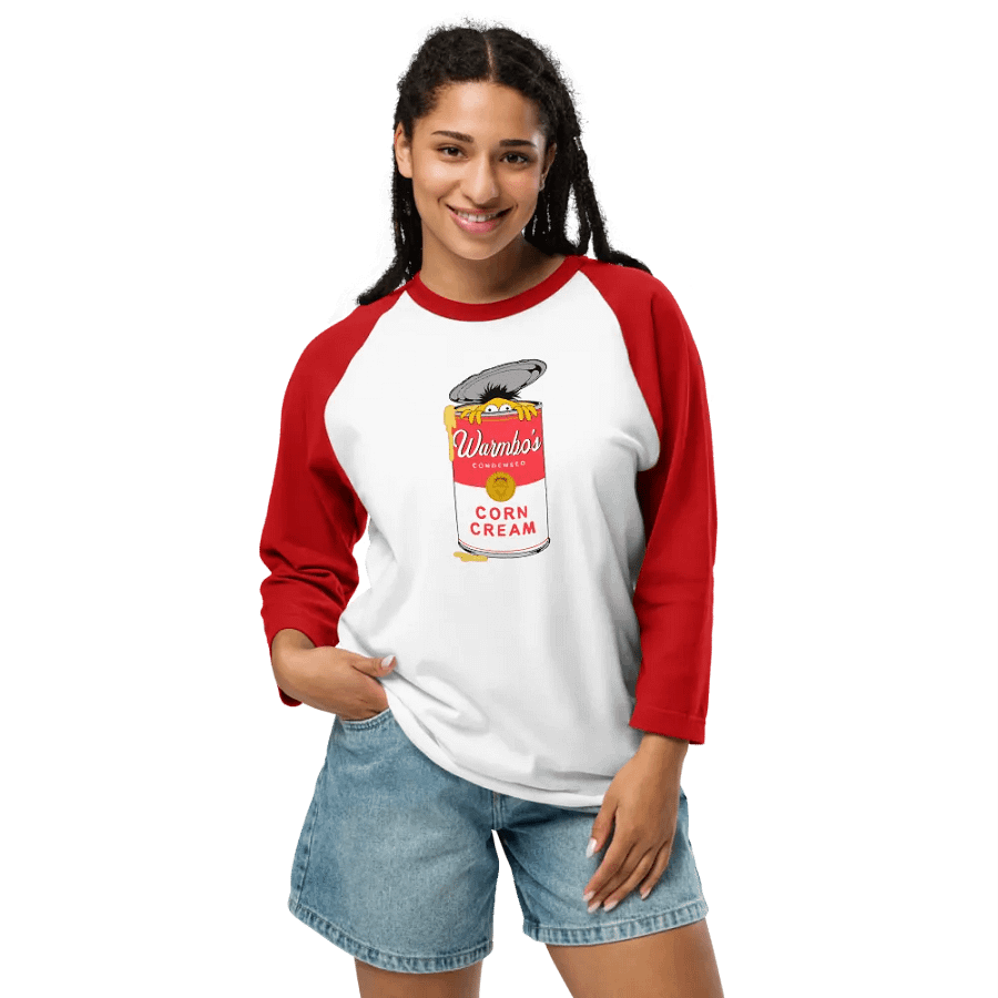Warmbo's Corn Cream Raglan T-shirt product image (88)