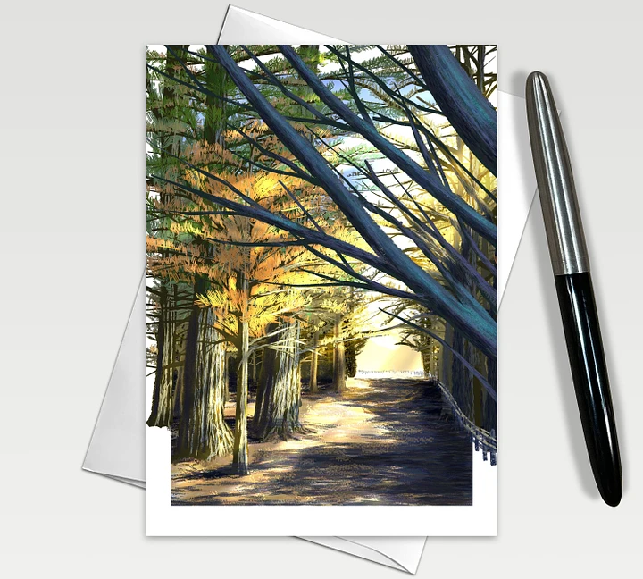 Illustrated Forest Trail Greeting Cards, 5x7