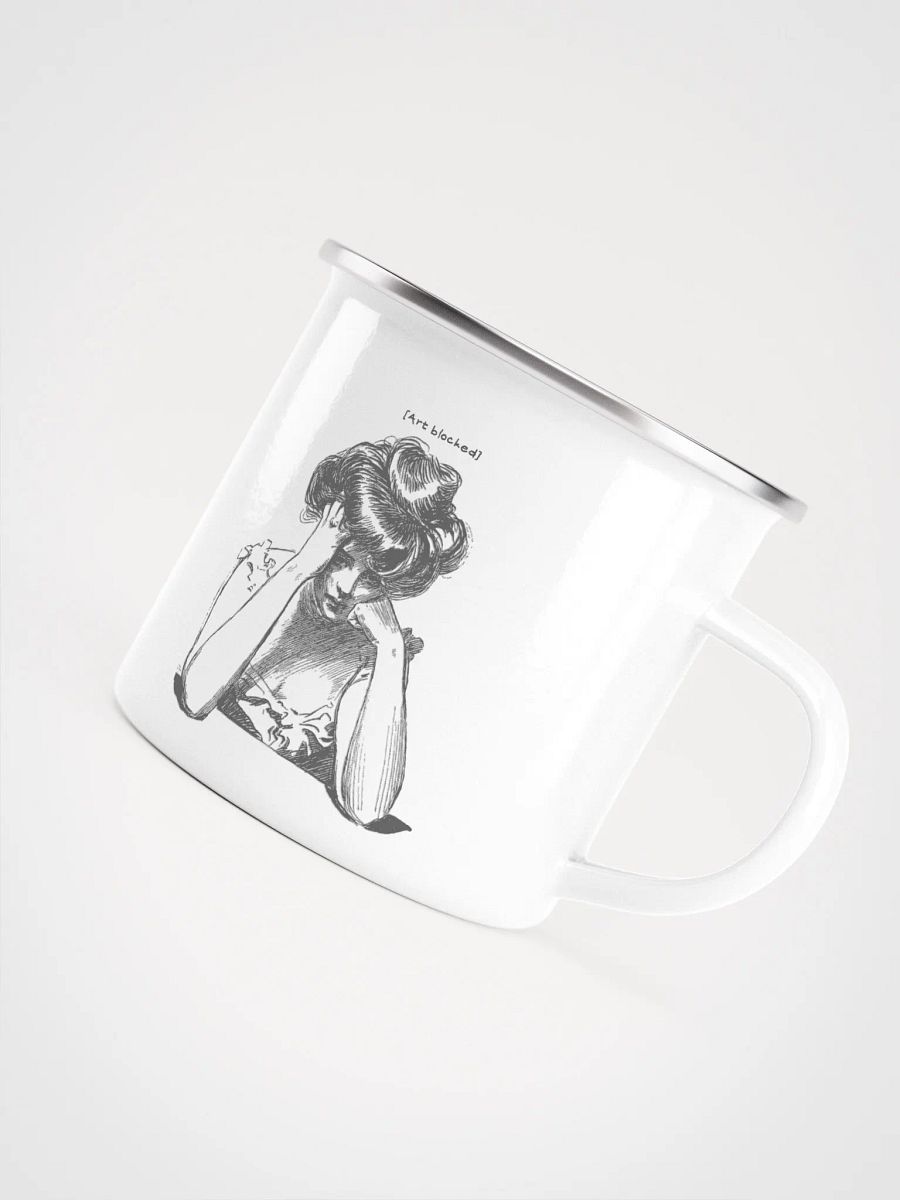 "Art Blocked" Enamel Mug product image (5)