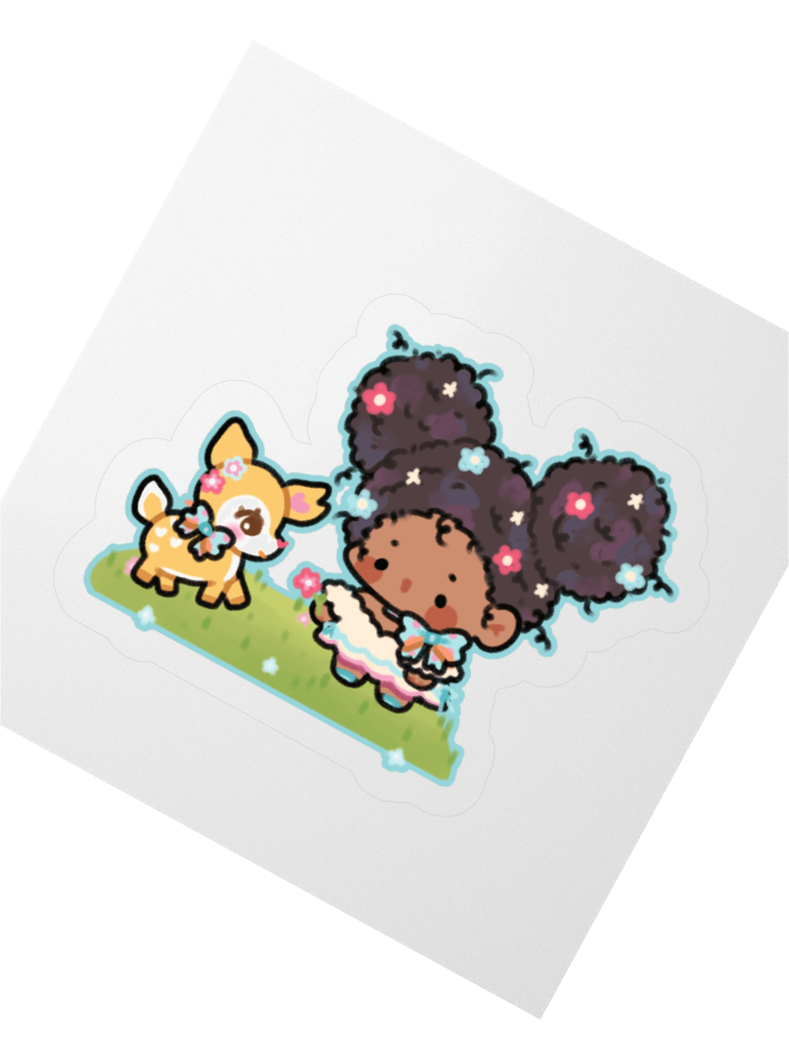 ♡ silly minty blue sticker product image (2)