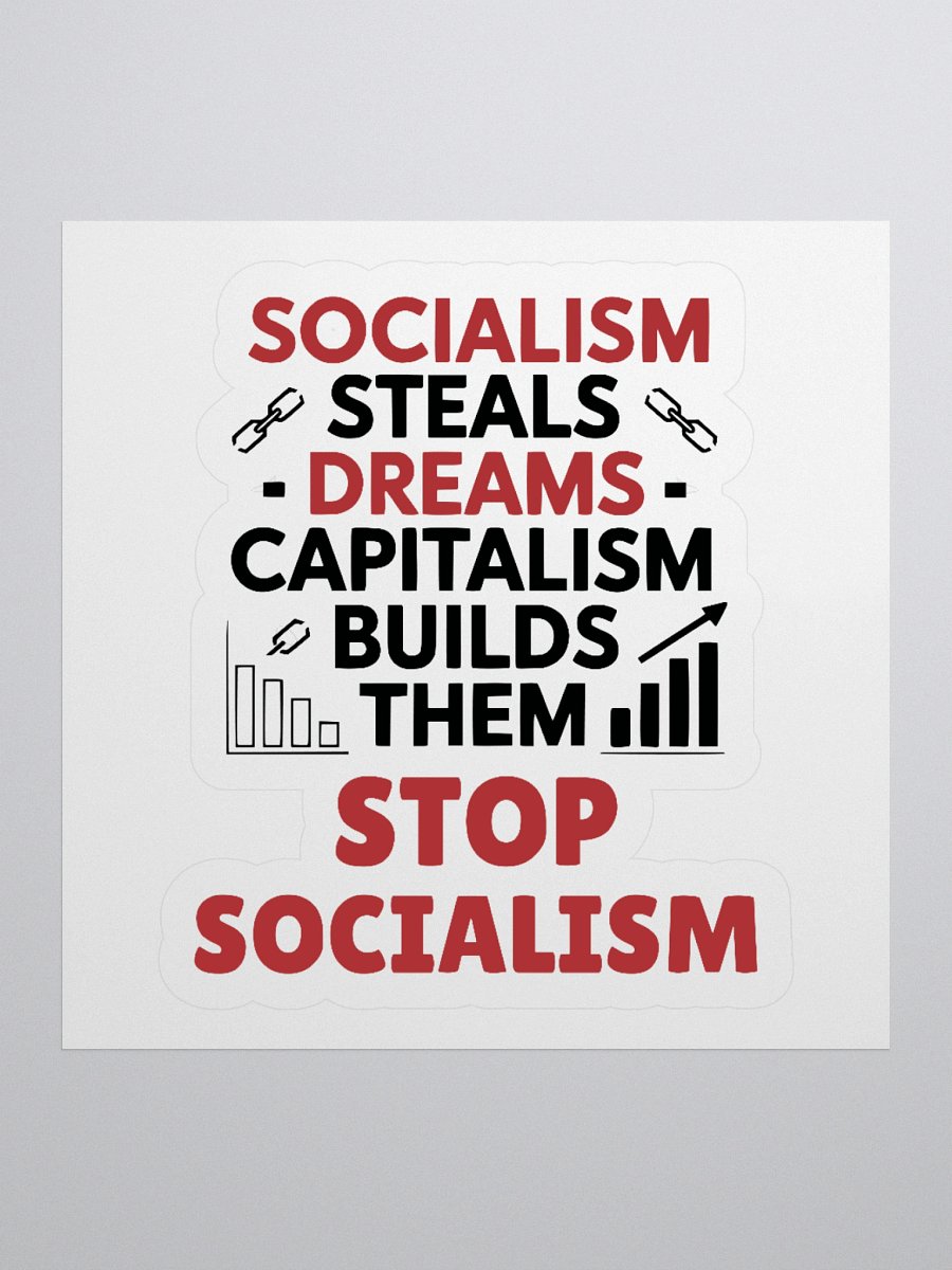 Stop Socialism, Build Your Future stickers product image (2)
