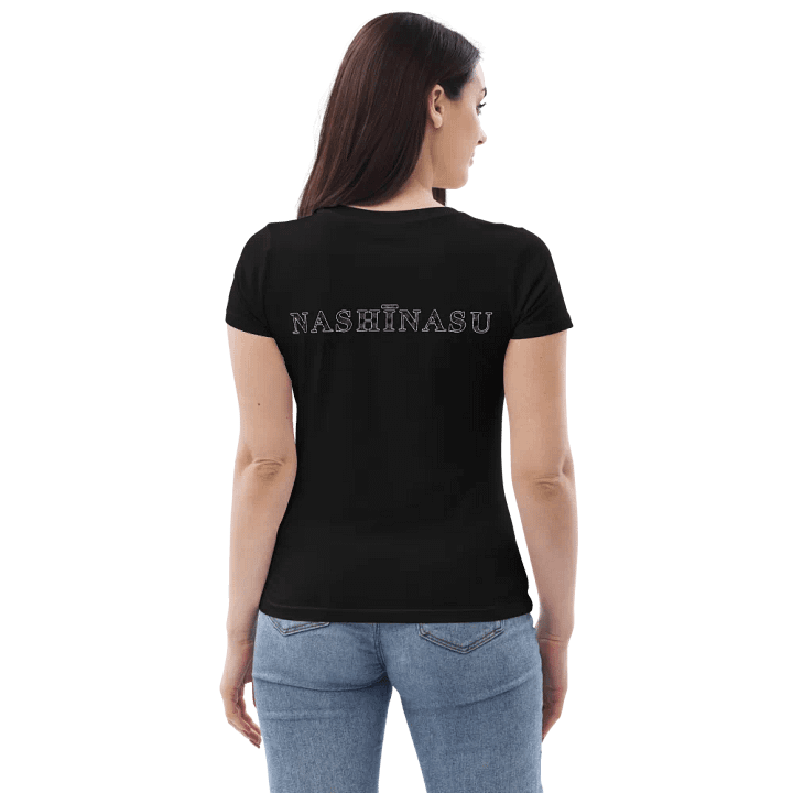 NASHĪNASU ナシーナス - WOMEN SLIM-FIT PRINTED T-SHIRT product image (16)