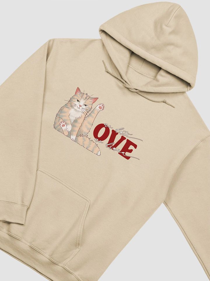 Cat Date Night -regular fit hoodie product image (1)
