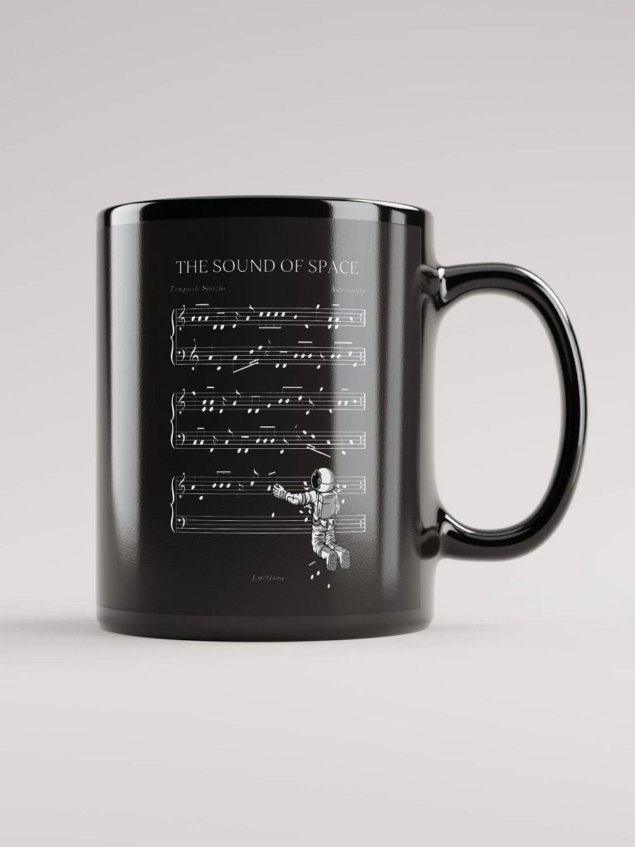 The Sound of Space - (Black Version) Mug product image (1)