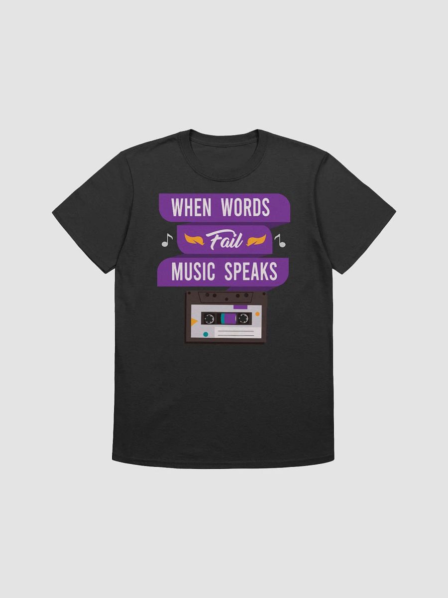 Music Speaks Unisex Graphic Tee product image (1)