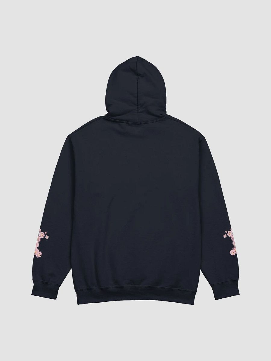 White Cat and Pink Flowers Hoodie product image (4)