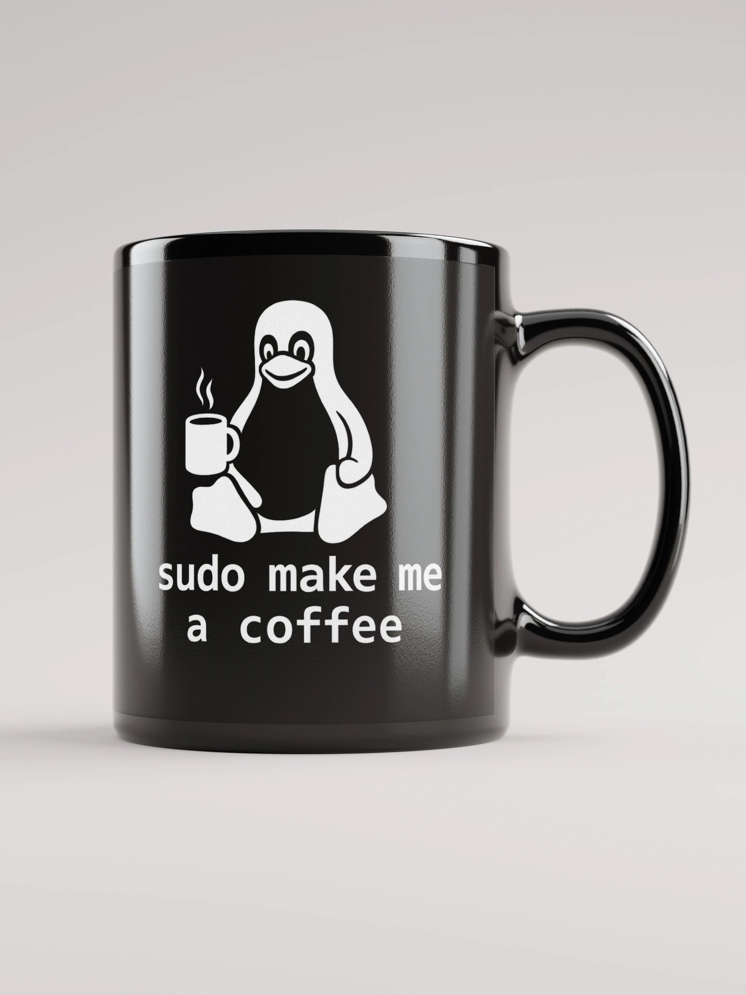Black Mug - sudo make me a coffee product image (1)