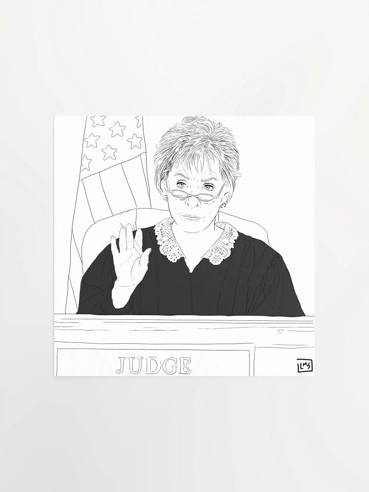 Queen Judge Judy - Poster Print product image (1)