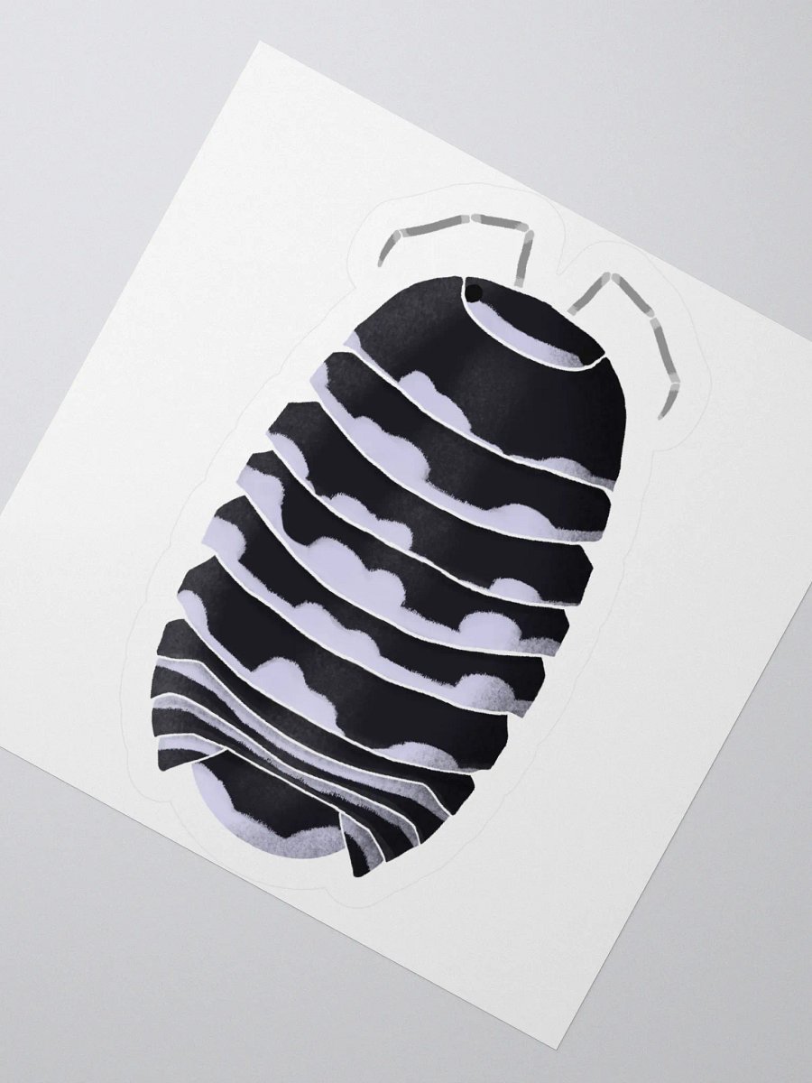 Zebra Isopod Sticker product image (2)