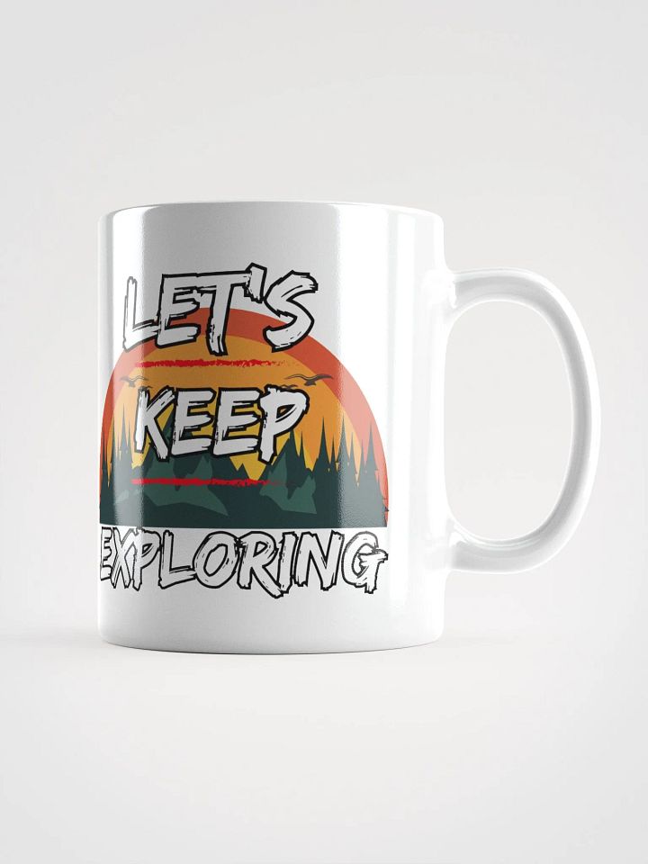 Let's Keep Exploring Camping White Mug product image (2)