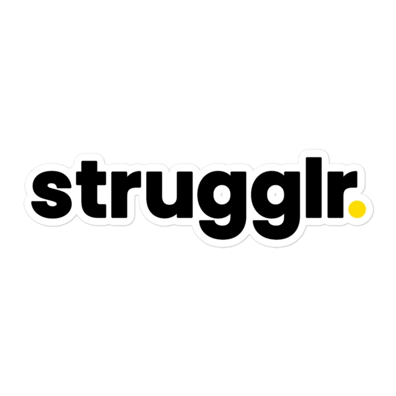 Official Strugglr. Sticker product image (1)