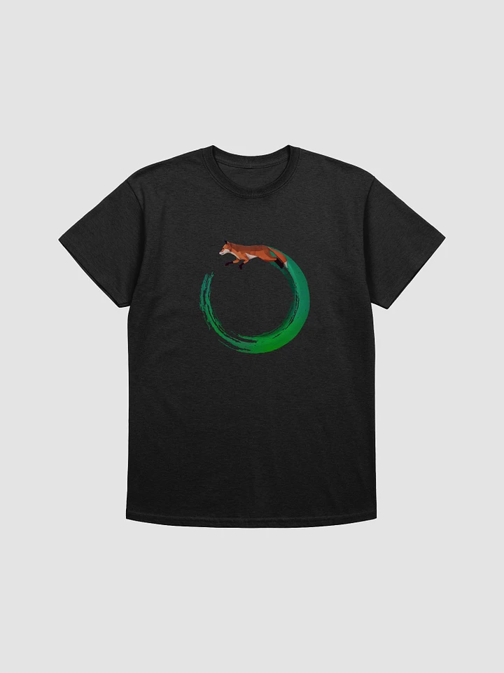'Echoes of Eternity' Fox Aurora Circle T-Shirt product image (1)