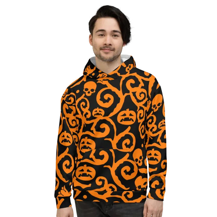 Scary Pumpkins Skull Hoodie product image (1)