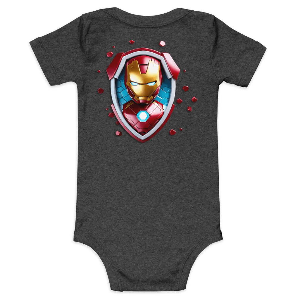 Ironman Shield Baby Short Sleeve One Piece product image (2)