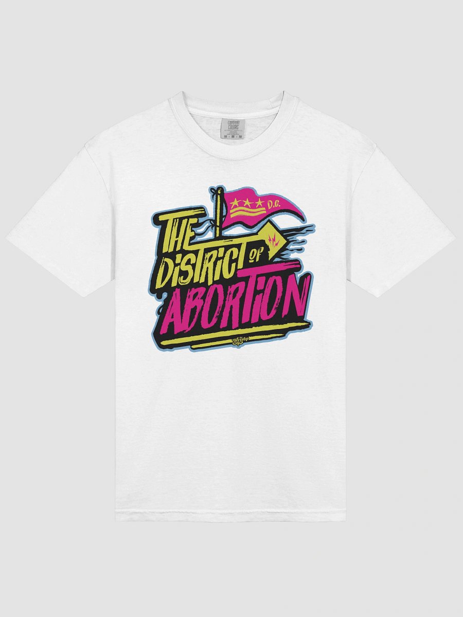 The District of Abortion CMYK White Shirt product image (3)