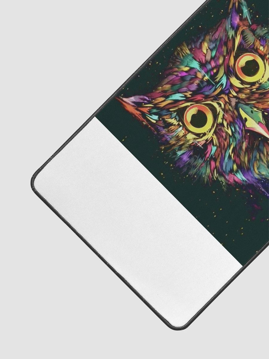 Drippy Owl Desk Mat (White) product image (3)