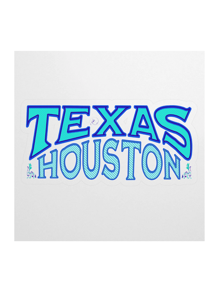 Dynamic Texas Houston Kiss-Cut Sticker product image (1)