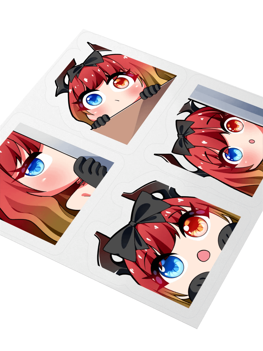 ScarLight Crimson, Shy Sticker Set. product image (8)
