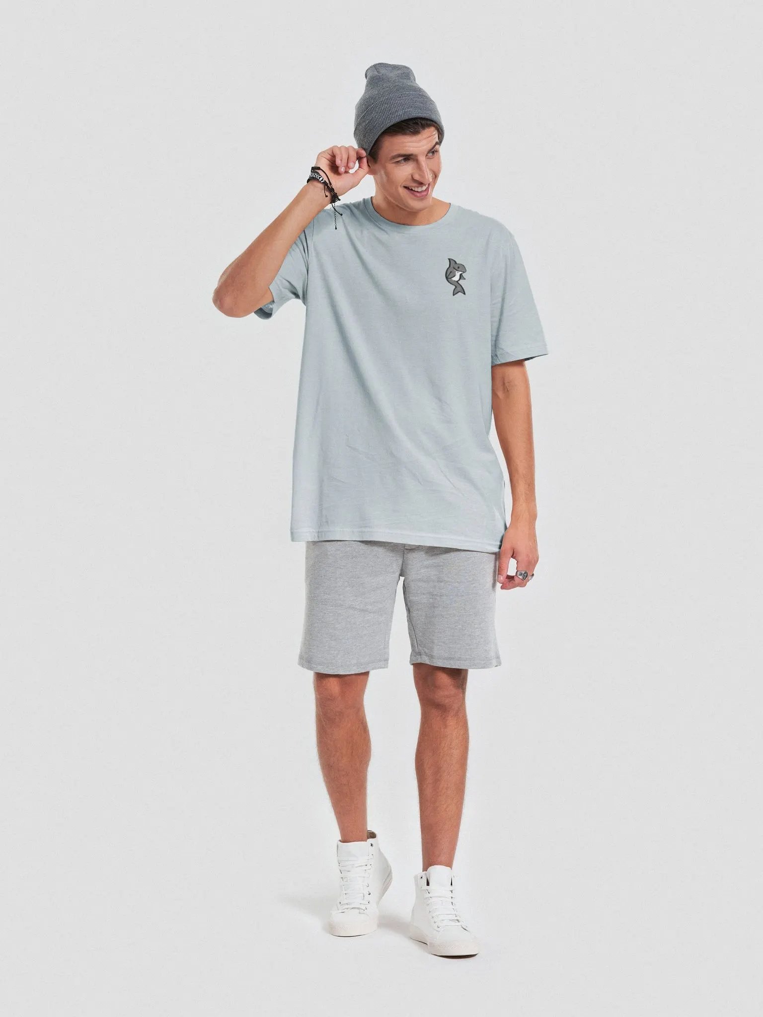 Cozy Shark Mascot Super Soft T-Shirt product image (6)