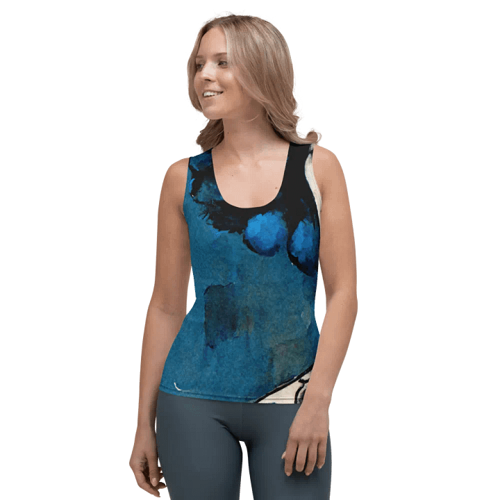 Blue Vibes All-Over Women's Tank Top product image (1)