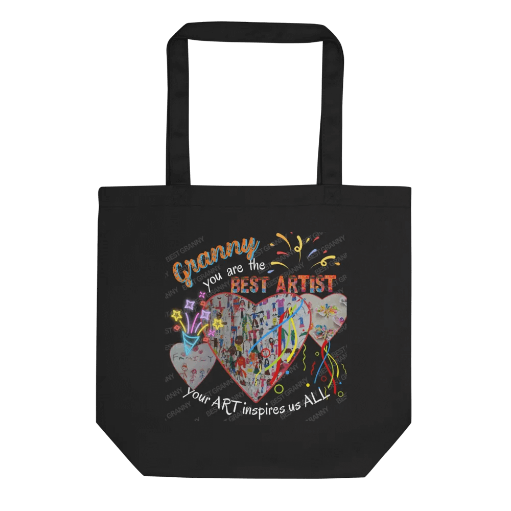 tote bag 'granny you are the best artist .  Your rt inspires us all. perfect gift for granny. product image (7)
