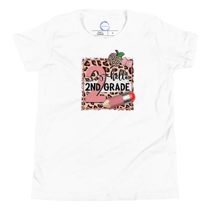 Leopard Print 2nd Grade Welcome T-Shirt product image (2)
