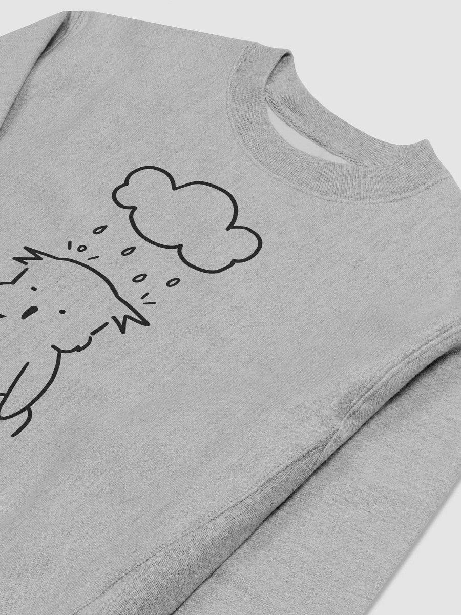 Sad Owl Hours Champion Cotton Max Sweatshirt (Grey) product image (3)
