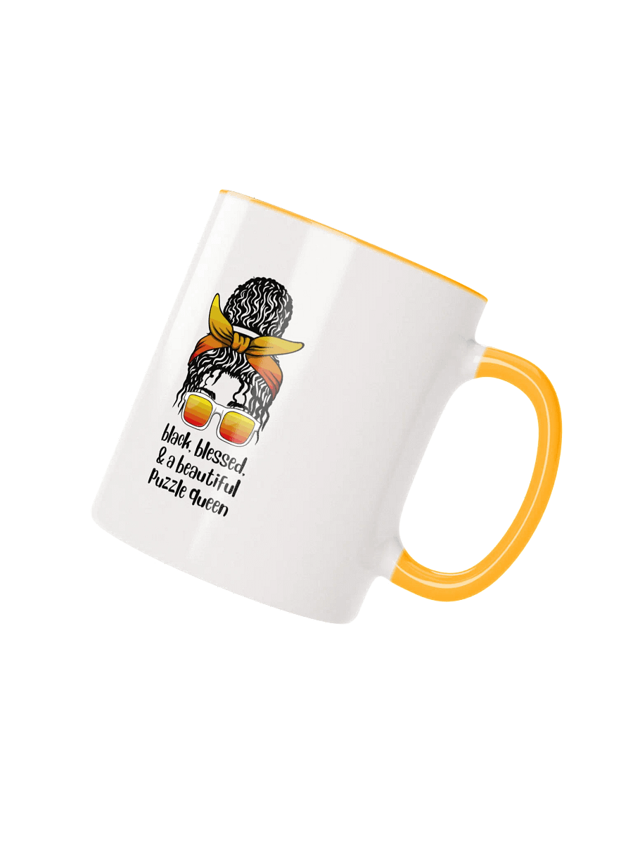 Black, Blessed, & a Beautiful Puzzle Queen Coffee Mug product image (2)