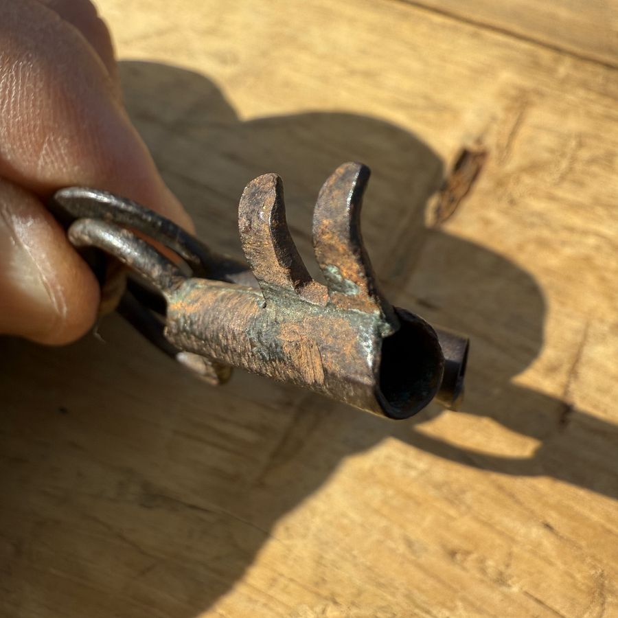 🎎 Antique Japanese dormitory key set - Yamada Room 5 | Japan Antique Roadshow product image (2)